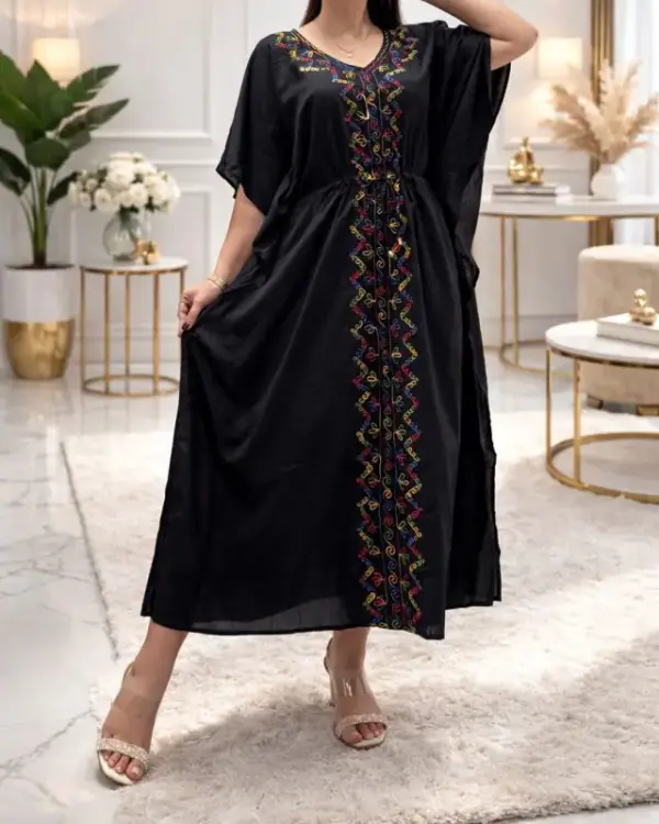 ساحلی پانچ گلدوزی هندی رونیس 7402