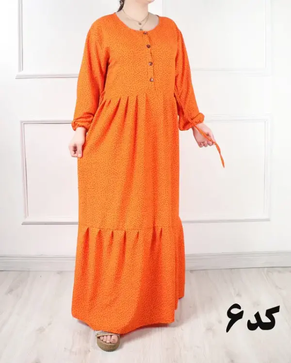 پیراهن پفکی ماهلین 6151