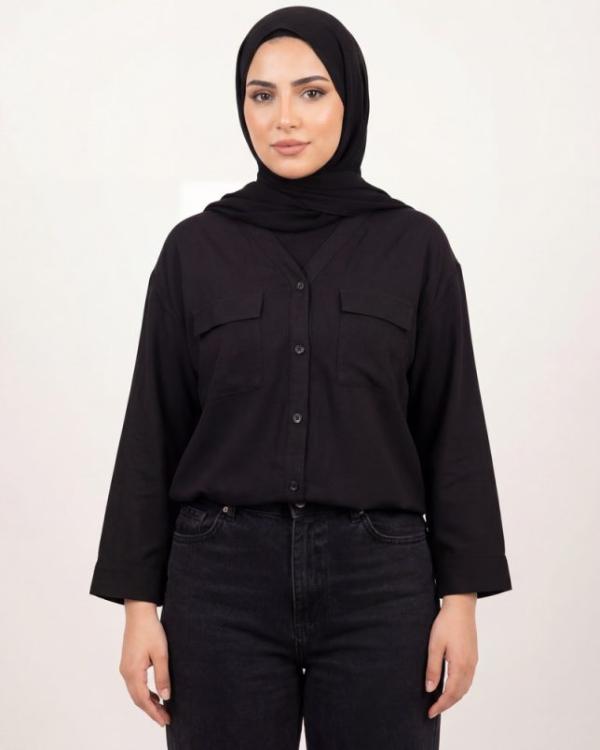 شومیز کجرا خارجی محرمی 7563