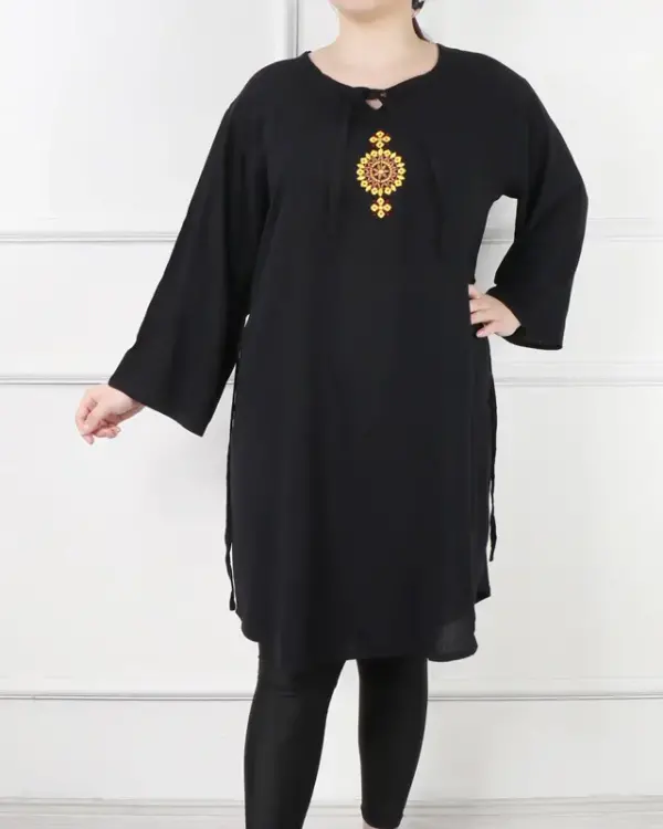 تونیک نخی گلدوزی خورشید 6974