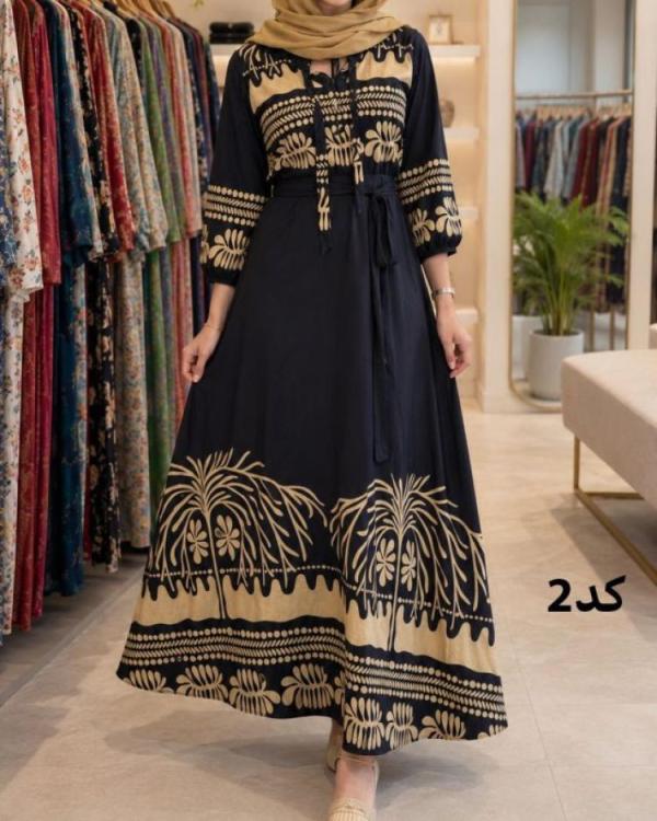 ساحلی کلوش طرح نخل R7568