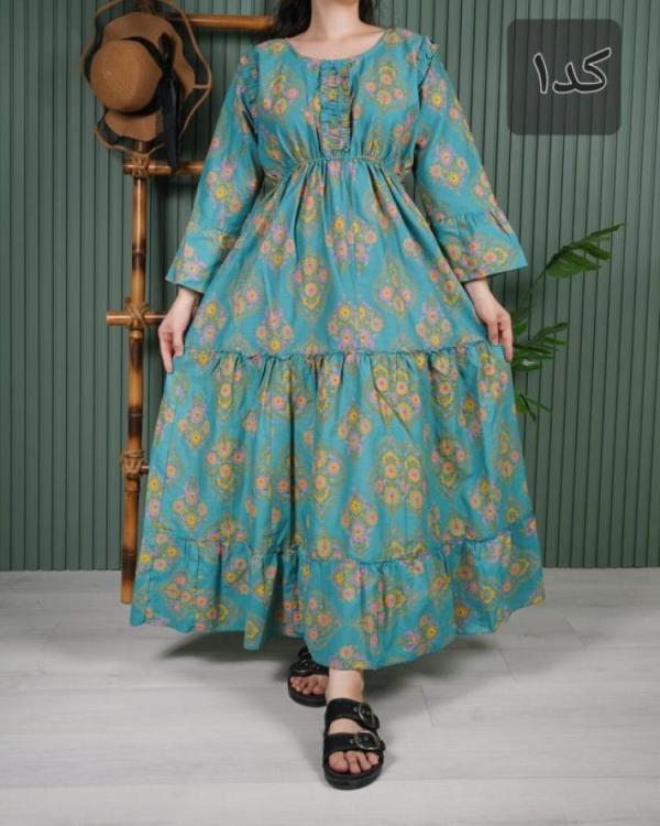پیراهن زنانه عروسکی هندی یمرلی 7716